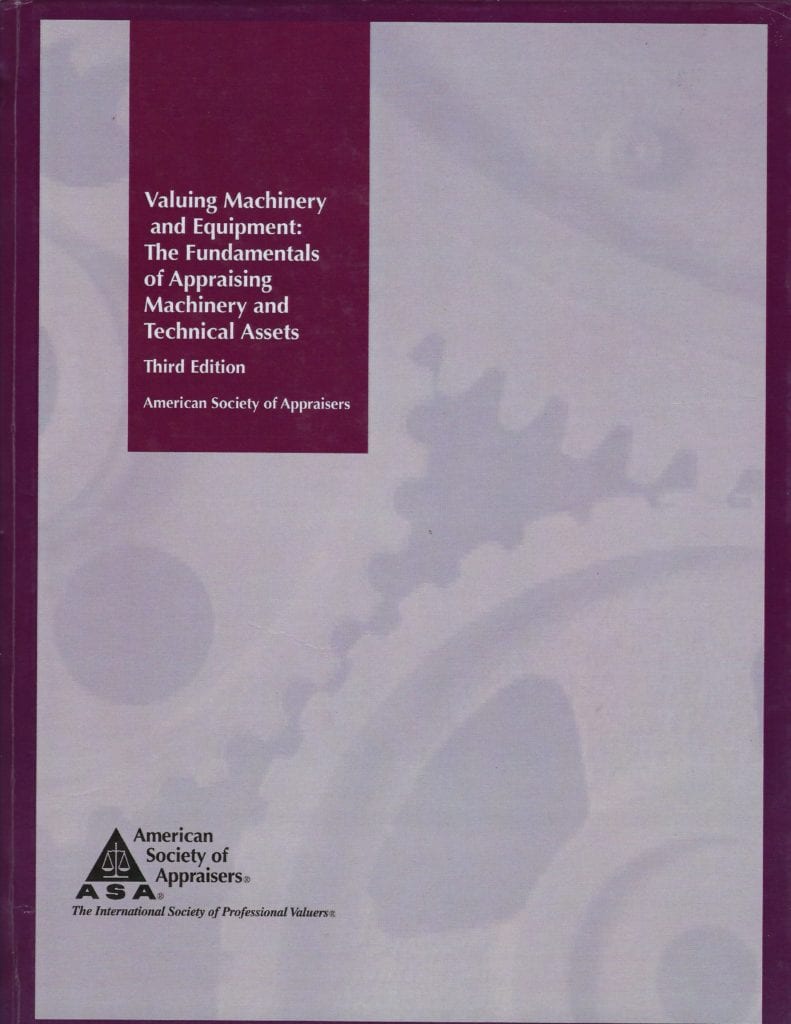 Important Definitions of Value for Machinery and Equipment NorCal