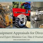 equipment appraisals for divorce